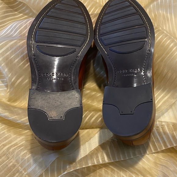 NWT Cole Haan Men\'s Brown Leather Oxford Shoes, size 7 main image 4